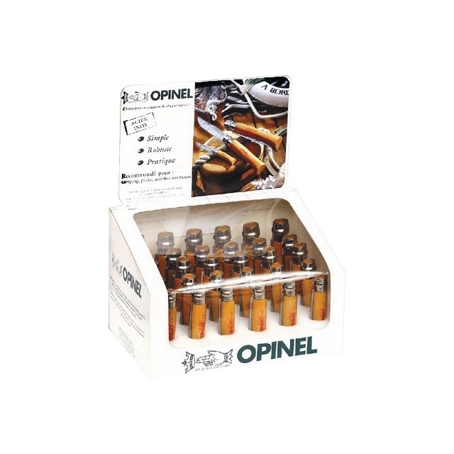 Couteau Lame Acier Inoxydable Boite Presentoir de 30 référence fournisseur 1885025